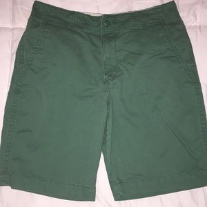 Green Khaki Shorts